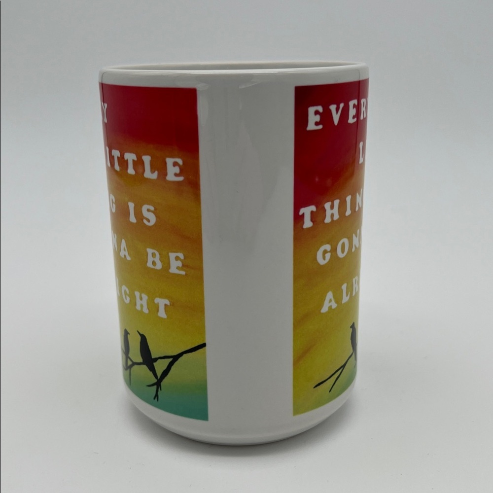 Bob Marley Inspirational White Mug ”Every Little Thing is Gonna be Alright” - Picture 2 of 10